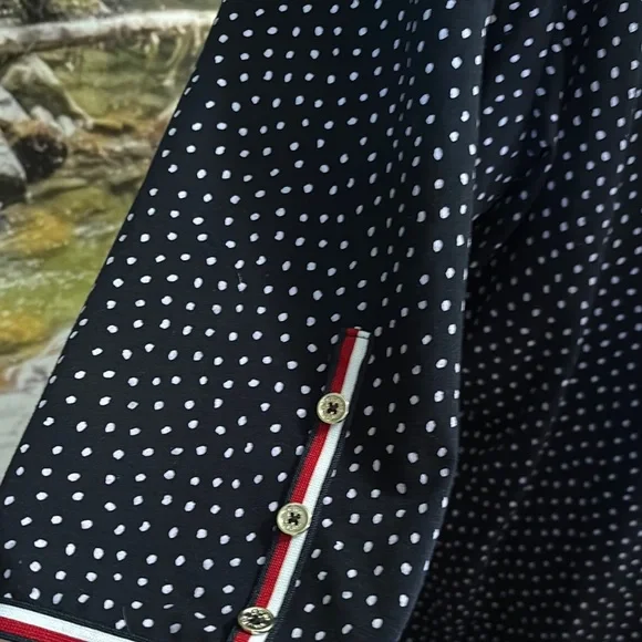 Polka Dot Black Dress - Picture 2 of 5